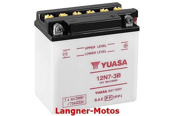Batterie YUASA 12N7-3B 12V/7AH incl. Säurepack Yamaha DT Ves