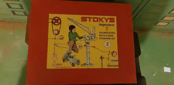 Stokys Baukasten / Meccano Metallbaukasten