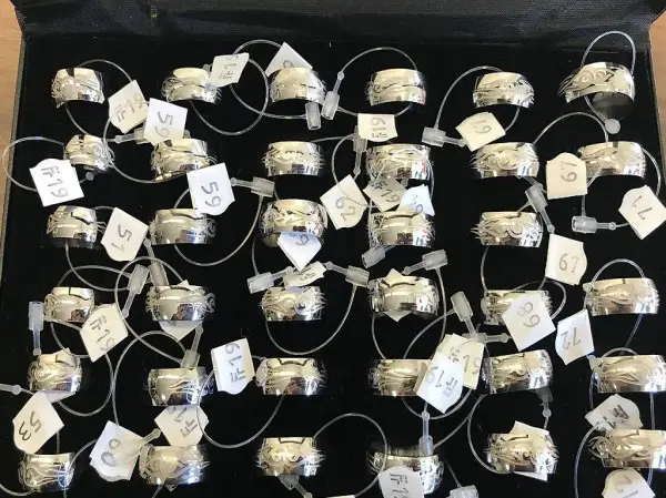 Stahl Ringe für Sie und Ihn in verschiedenen grössen