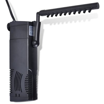  vidaXL Aquarium-Filterpumpe mit Aktivkohle 600 L/h