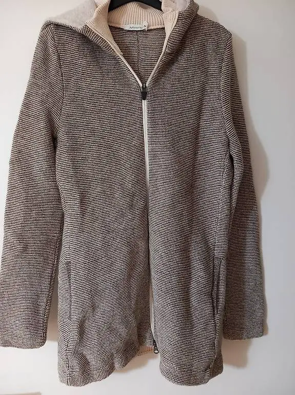 Jacke Schurwolle und Baumwolle Bio, Hessnatur, wie NEU Gr.38