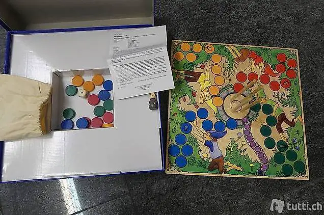 Gesellschaftsspiel aus Holz "Der Glöckner" ab 4 Jahre