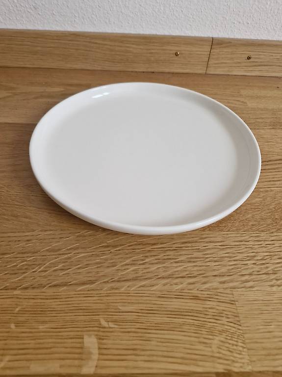 Teller Kuchenplatte weiss schlicht SF