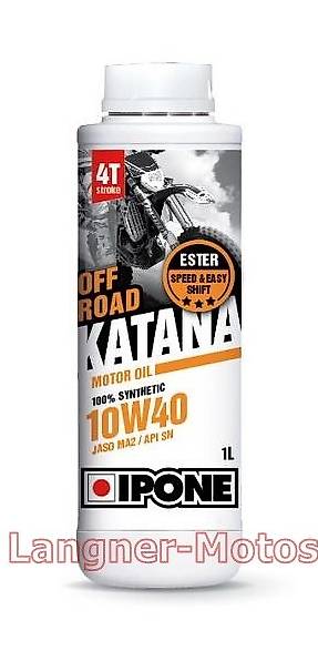 IPONE Katana Off Road 10W-40 (10W40) Motorrad 4T Motorenöl