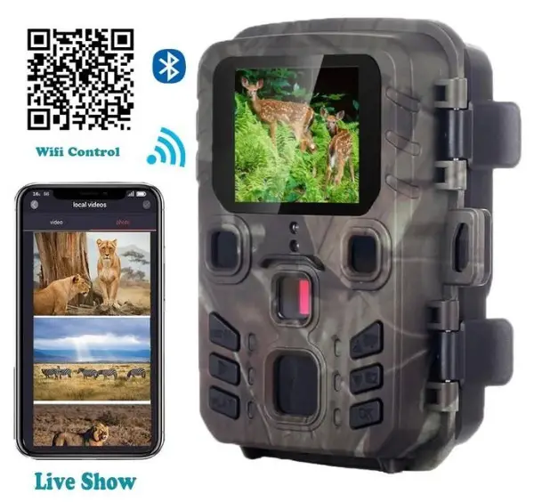 Neue WIFI Wildkamera mit Gratis APP (Live) inkl. 32GB SD