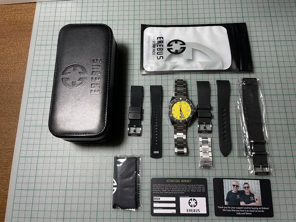 Automatik Taucheruhr Erebus Origin Yellow