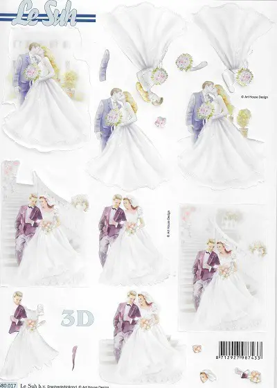 3D Stanzbögen verschiedene Motive