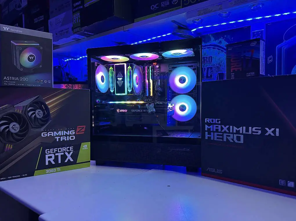 Gaming pc RTX 3060ti 8gb i7 8700k 32 ram 1 tb ssd