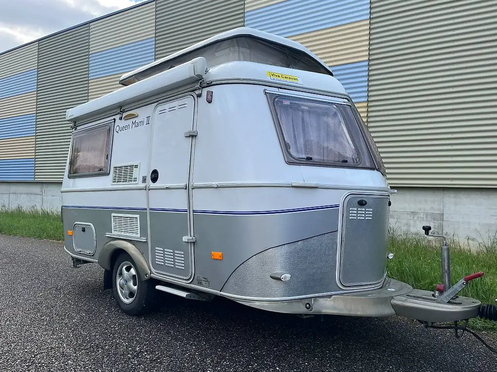 Wohnwagen Eriba Pan Famillia frisch ab MFK-Markise-Wohnwage