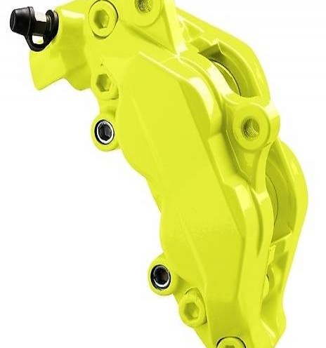  BREMSSATTELLACK - NEON GELB