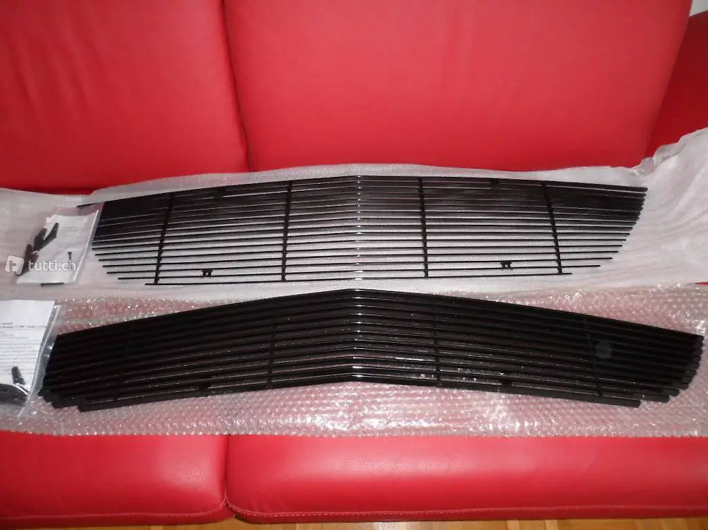 Ford Mustang Shelby GT500 07-09 Neu Schwarz 2x Billet Grill