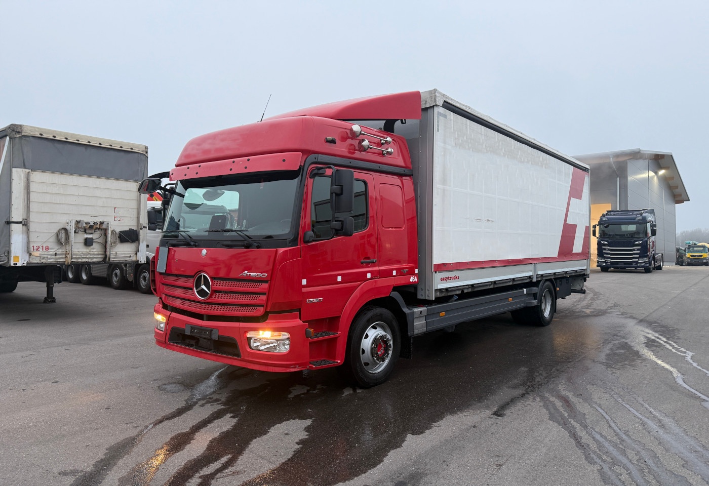 MERCEDES-BENZ, Atego 1330 Pritsche-Plane+HB / Swiss-Vehicle, Brücke-Verdeck