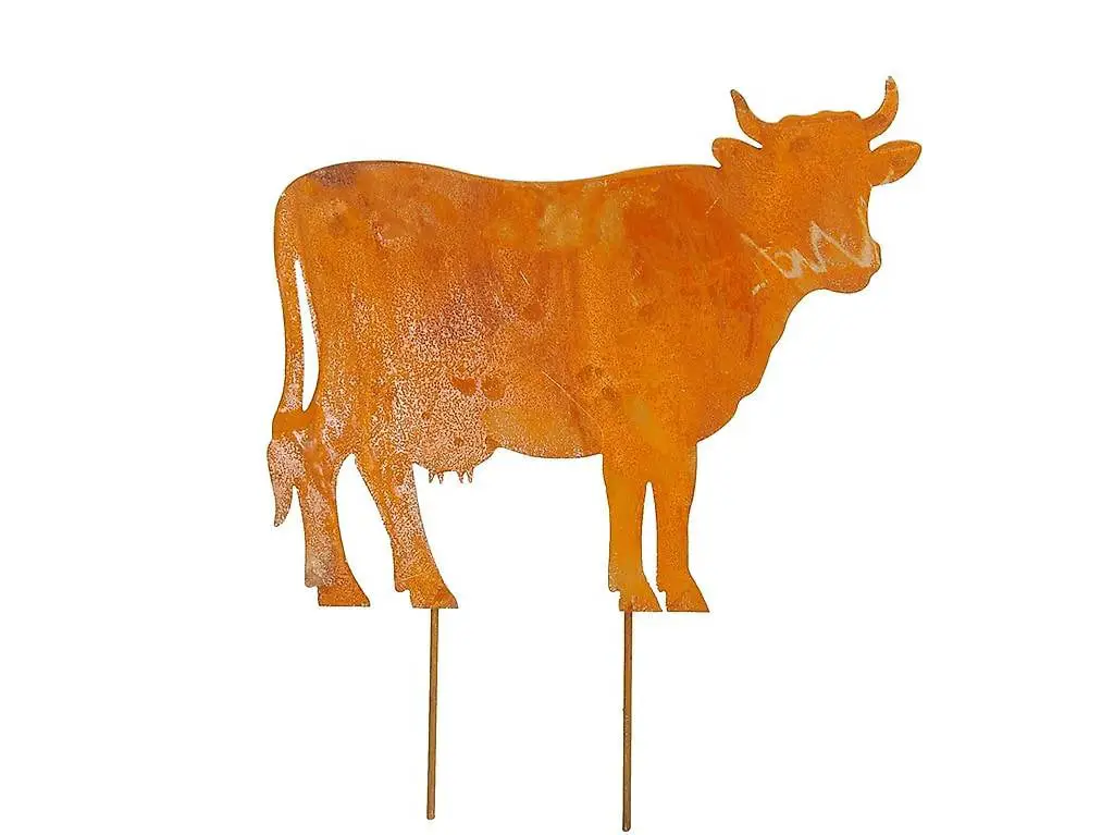 Schweizer Kuh Gartenstecker 36cm