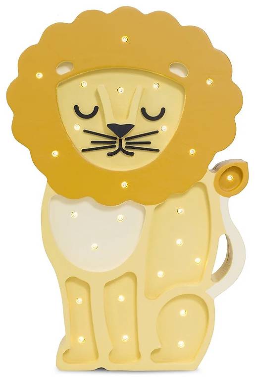 Hochwertiges Nachtlicht Löwe Gelb (Little Lights)