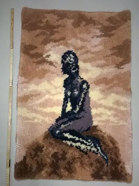 Wandteppich Jungfrau Wolle