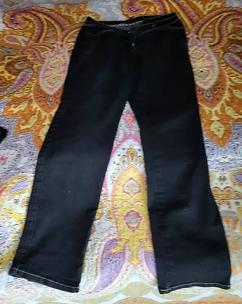 Jeans, 42, Länge 34, gebaucht, schwarz