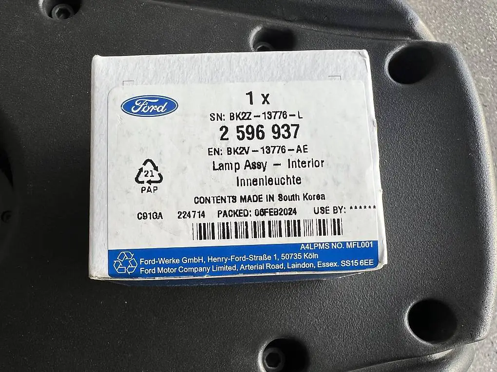 Ford Innenleuchte (NEU) 2596937