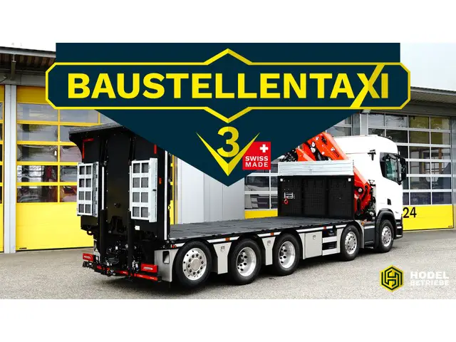 SCANIA, Hodel Baustellentaxi - Version III, Kran
