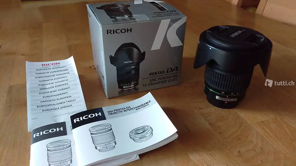 Objectif Smc Pentax DA 12-24mm f/4