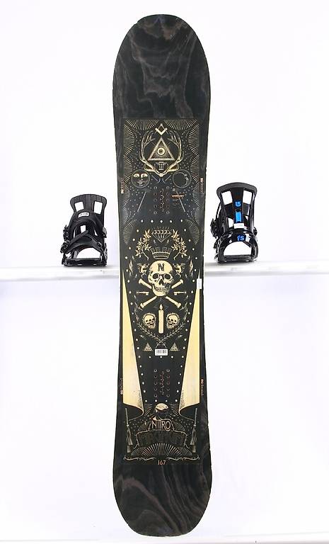 Snowboard NITRO MAGNUM WIDE, powerpods, Black 167;171 cm