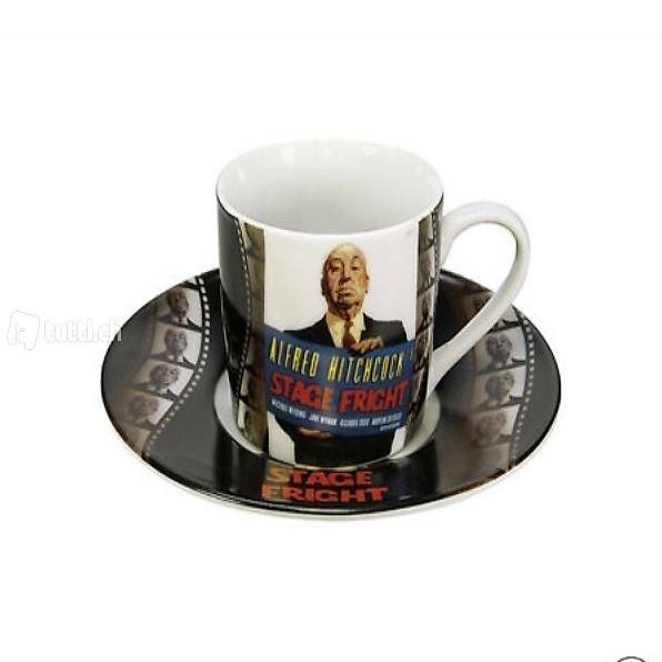 Espressotasse Film Hitchok Stage fright von Könitz