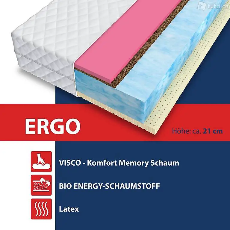  matratze 120x200 - ergo nawapur kokos h2/h4