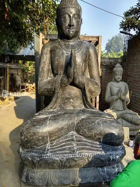  Skulptur Stein Buddha Steinskulptur Buda Steinbuddha Statue