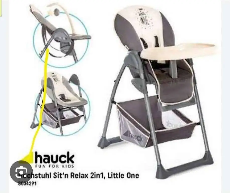 Hauck Hochstuhl 2in1