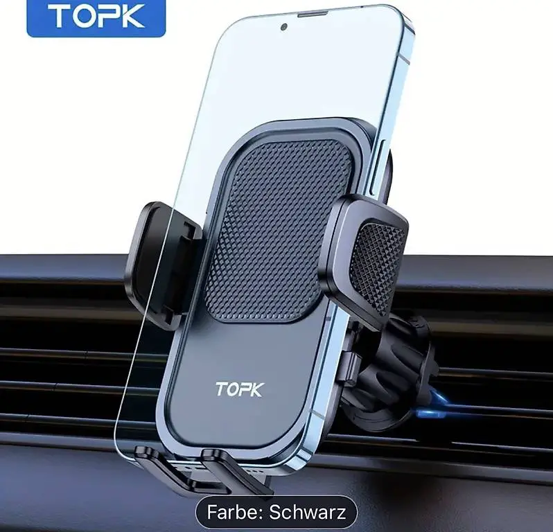 Auto-Handyhalter-Mount, Auto-Mount mit Hakenclip