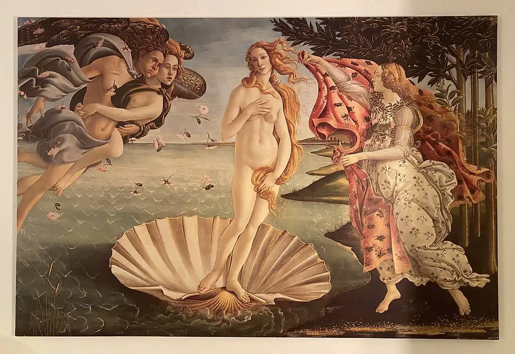 Kunstdruck: Die Geburt der Venus 120x180cm