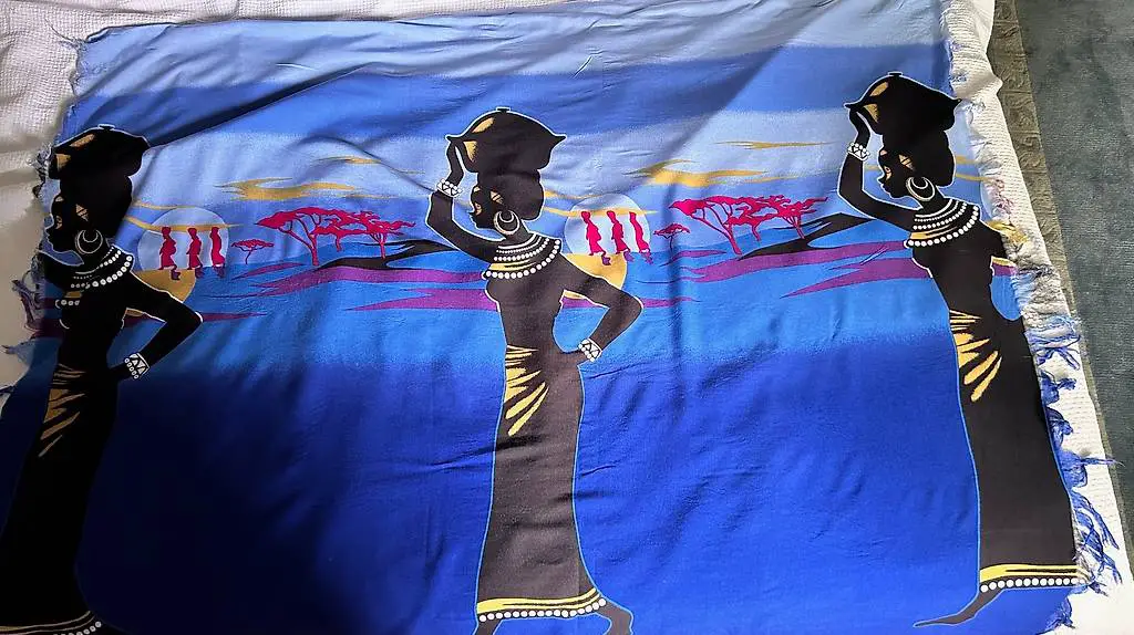 Umhang Stand Badetuch Sari Abdeckung Bikini Kleid Mama Afrik