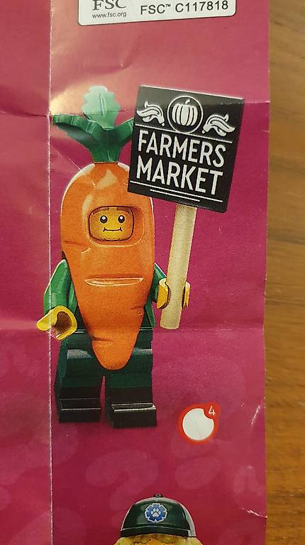 LEGO 71037 Minifigures Series 24 - Karottenmann (Nr. 4)