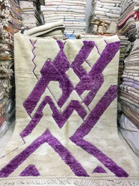 Tapis Mrirt d"exception Berbère Marocain 2m97 x 2m06