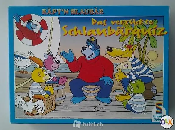 Käpt"n Blaubär "Das verrückte Schlaubärquiz" Spiel