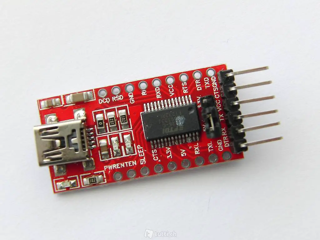 FT232RL FTDI Breakout Board, USB to Serial Adapter Modul