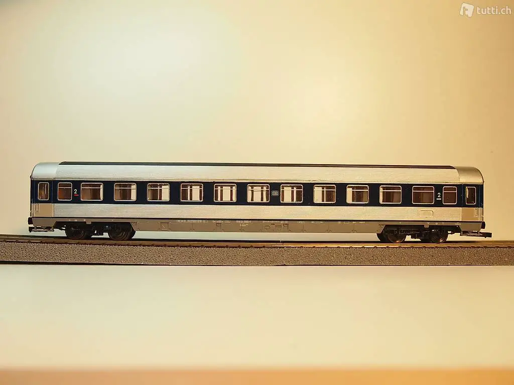 Roco HO 4274 Pop-Wagen Inox 2. Kl. auch für Röwa, Trix