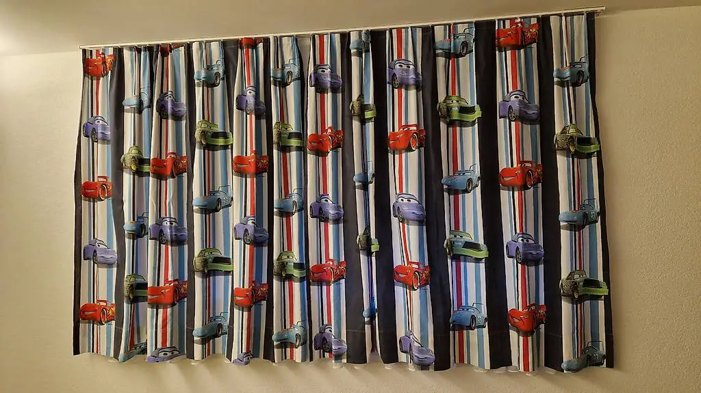Vorhang Cars für Kinderzimmer