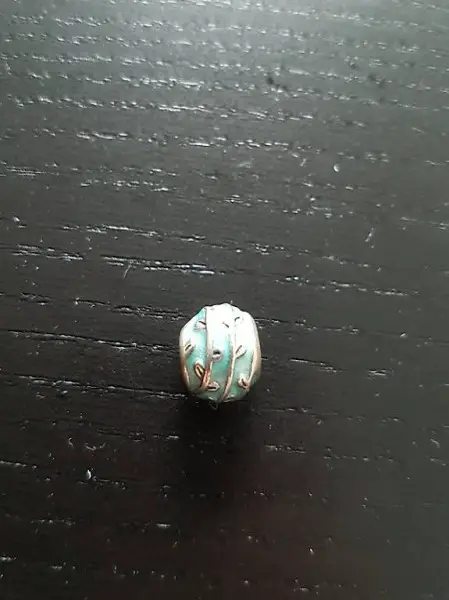 Pandora Sterlingsilber Kugel charm Blau