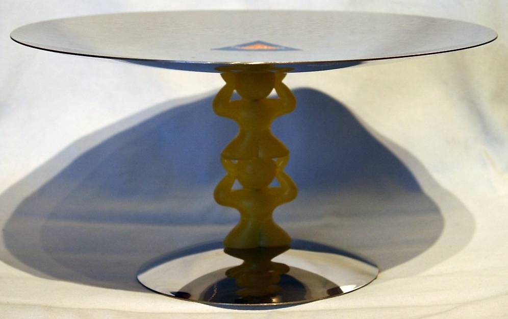 Spazio Mepra Tortenplatte/Etage aus Stahl