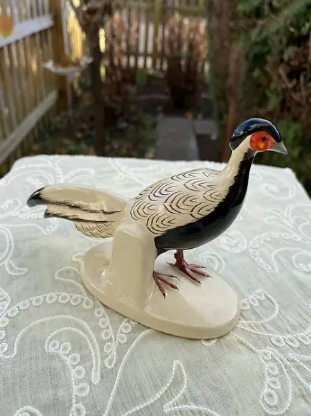 Porzellanfigur Fasan Midcentury
