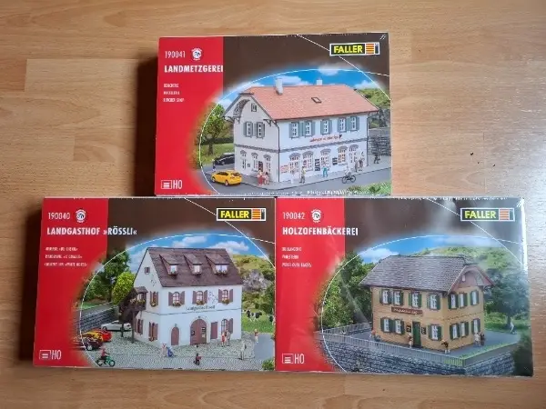 Faller Schweizer Modelle Set 3tlg.