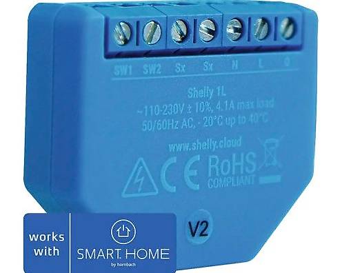 Shelly 1L Schaltaktor 4,1 A WiFi Smart