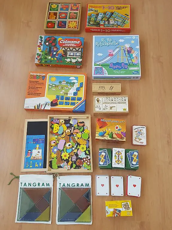 Spiele für Kinder, Jasskarten