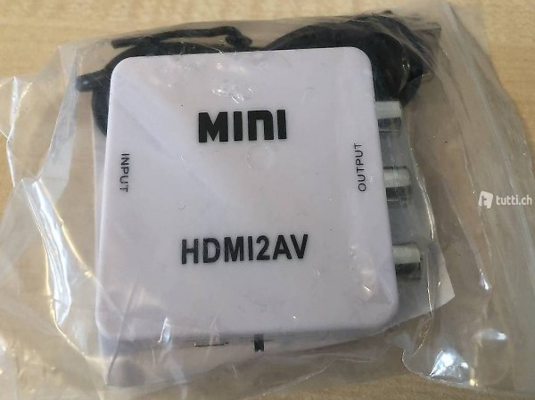 HDMI auf AV RCA CVBS Cinch Konverter Von Digital zu Analog A