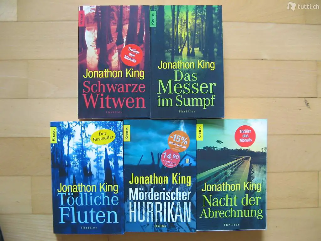 Jonathon King und viele weitere Roman und Krimis