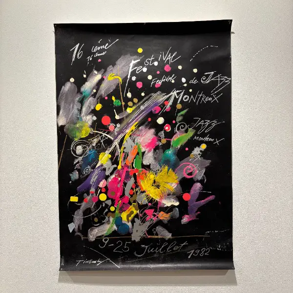 xxl plakat kunst jean tinguely modernart 1982 montreux festival