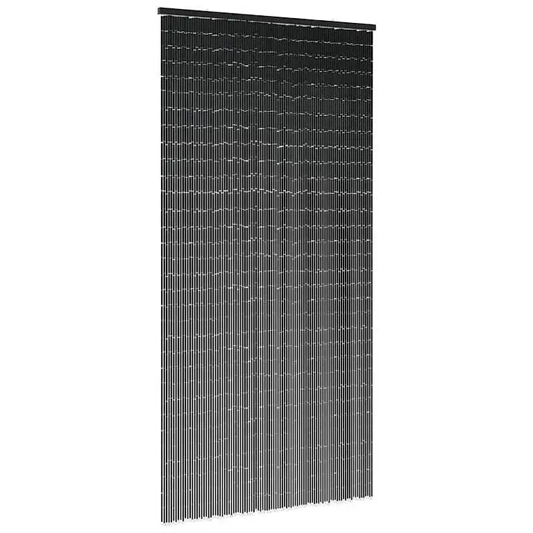 NeuInsekten-Türvorhang Dunkelgrau 100x220 cm Bambus