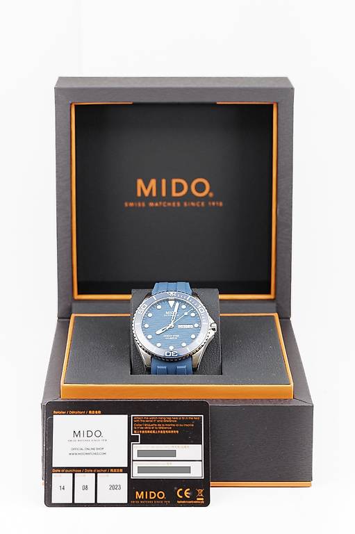 Mido Ocean Star 200C in Blau mit Garantie
