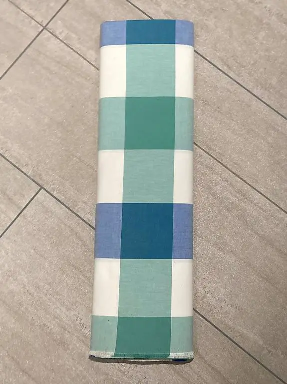 Toller Baumwollstoff in maritimen Farben gross kariert