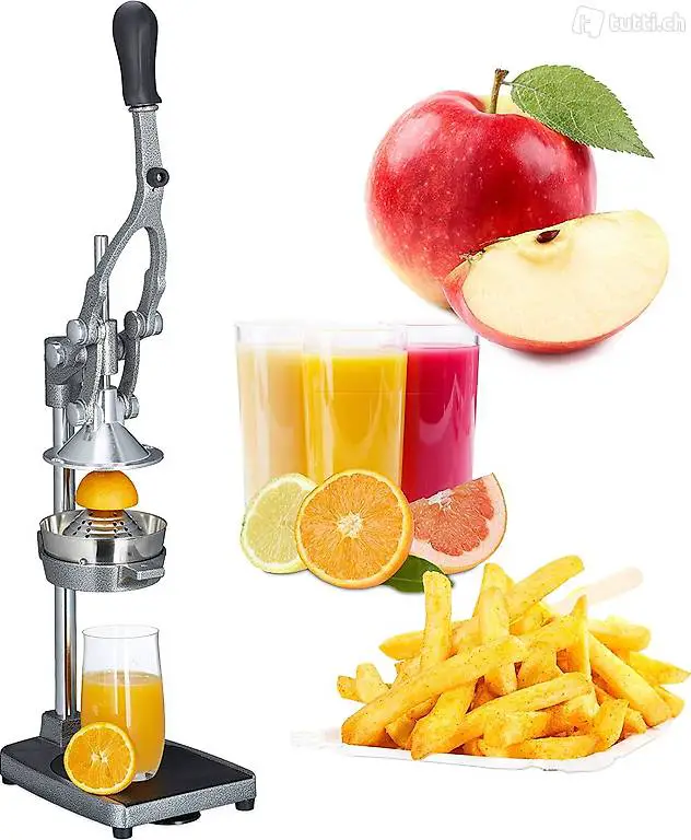  Profi Saftpresse manuell 3in1 Pommesschneider